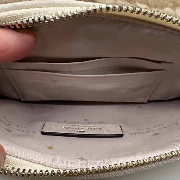 Kate Spade Rosie Tan Faux Shearling Belt Bag - Picture 8 of 11